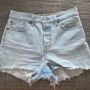 Levi Wedgie Denim Shorts